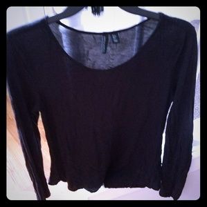 Long sleeve black shirt